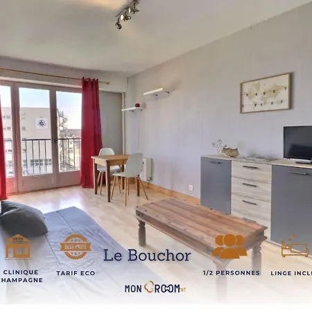 Le Bouchor - Clinique - Parking - Mon Groom Apartment Troyes